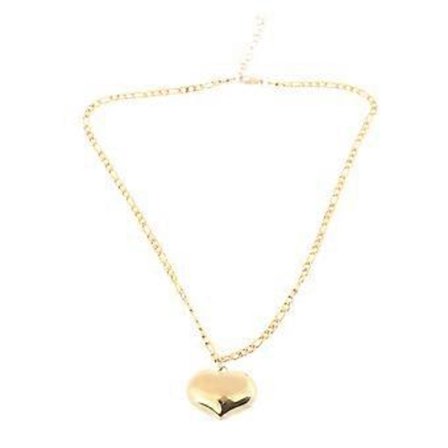 Personligt hjärtformat halsband Distinkt halsband med hjärtberlock Modern nyckelbenskedja Halssmycke Guld (Guld)