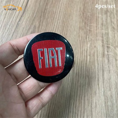 4 ST/SET Hjulnavkapsel Dekaler för Fiat 500 Abarth 56mm Bil Centerkåpa Navkapsel Dekal Logo Emblem Badge Dekoration