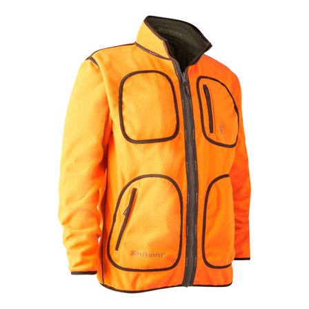 Deerhunter Men's Gamekeeper Reversible Fleece Jacket Men Mid layer tops Orange L