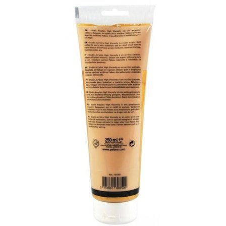Akryl - Pébéo - 169350 - Rich Iridescent Gold - 250 ml - Satin