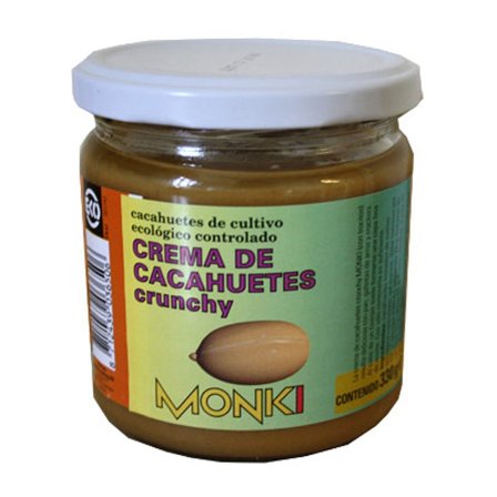 Monki Jordnøddesmør crunch Ø, Helse & Madvarer, Smørepålæg, Peanutbutter