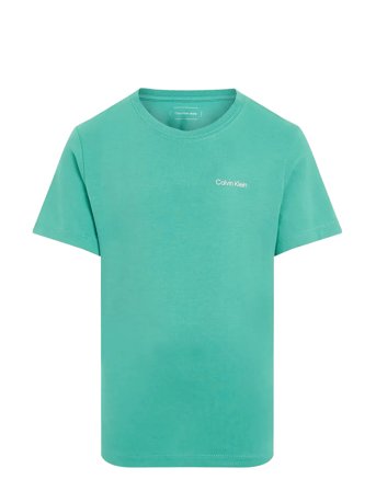 Chest Inst.logo Ss T-Shirt Green Calvin Klein