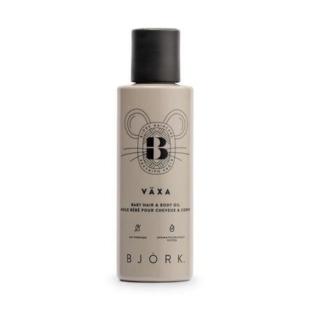 Björk VÄXA Baby Hair & Body Oil 125 ml, Skincare, Skincare Til Børn, Babyolie
