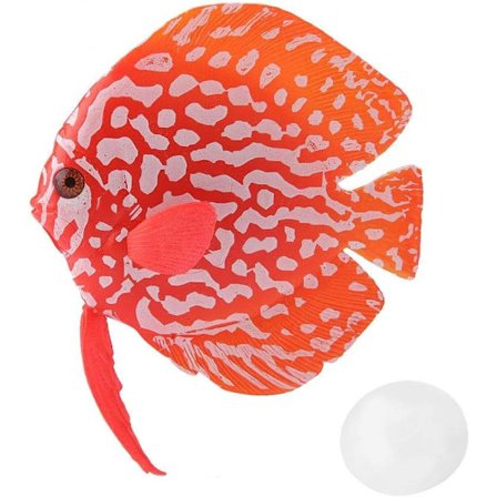 Flydende kunstig tropisk fisk til akvarium - Lysende silikonefisk - Realistisk bevægelig fiskepynt