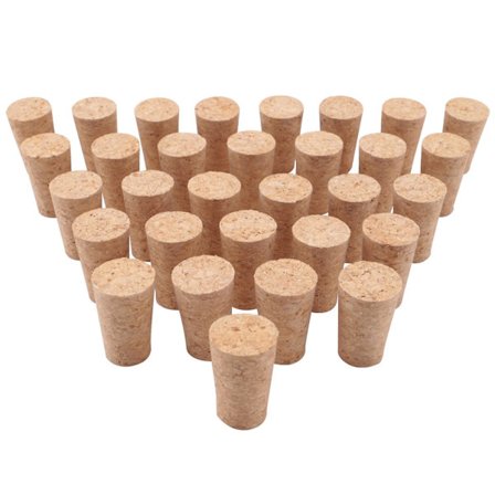 Træflaskeprop, Propper, Konisk Kork Træ Ølflaskeprop Til Vinfremstilling Håndværk, Til Vin B