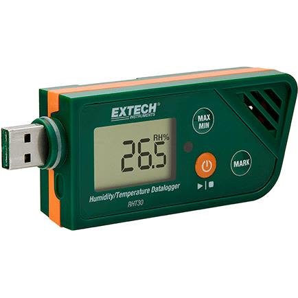 Extech RHT30 Temperatur- og RF-logger, Måleinstrumenter