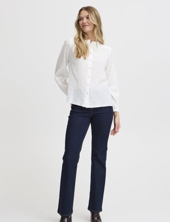 Fransa Frmala Sh 1 - White - XXL