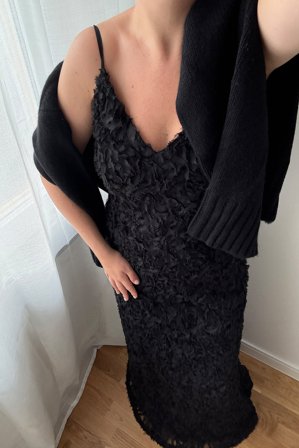 NA-KD - Maxikjole med stropper - Slip-kjole - Svart - XS