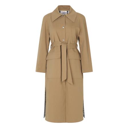 Baum und Pferdgarten Trench Frakke Brun, Dame Trenchcoat, Størrelse: L