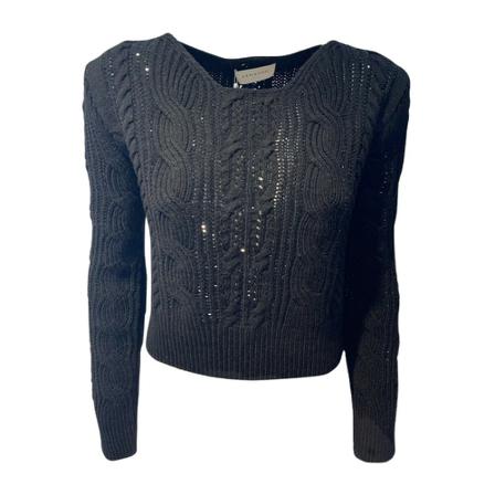 Ermanno Scervino, Crew Zwart, Dames, Maat:S
