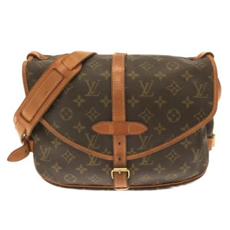 Louis Vuitton Vintage, Pre-owned Shoulder Bags Bruin, Dames, Maat:ONE Size,leer