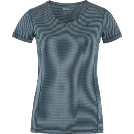 Fjällräven Abisko Cool T-Chemise M - female - Indigo Blue - T-Chemises & tank Hauts