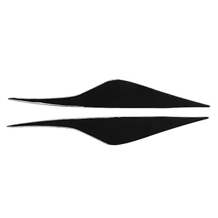 (Pow yeah!) 2 stk. Sorte Forlygte Øjenbryn Dæksler til Ford Mondeo MK4 2007-2013 - Holdbare Erstatnings Øjenlåg