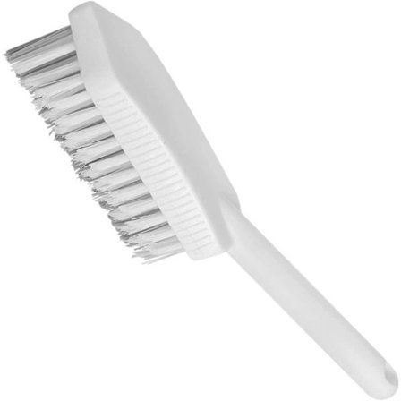 Rengøringsbørste - Flisebørste med trekantet børstehoved, rengøringsbørste mod ridser til badeværelse, køkken, toilet