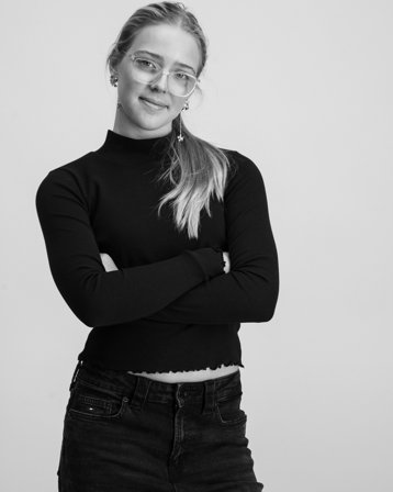 Tommy Hilfiger MOCK NECK RIB TOP LS Noir Hauts et chemisiers Fille - Kids Brand Store