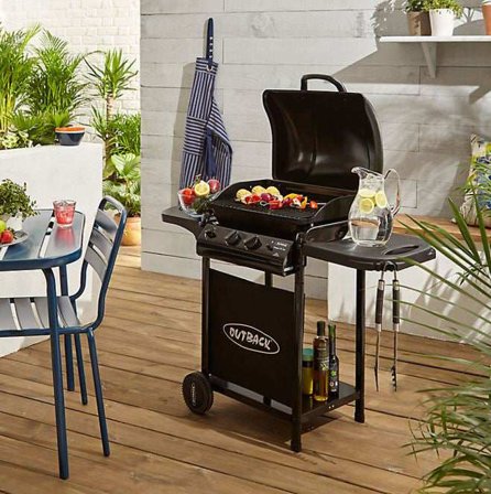 Outback Omega 250 2-Burner Gas BBQ 2024 (OUT370727)