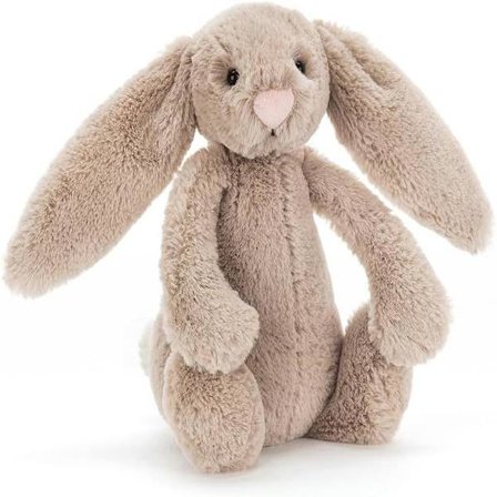 (Særtilbud) Jellycat Beige Blyg Kanin, Beige Mælketefarve