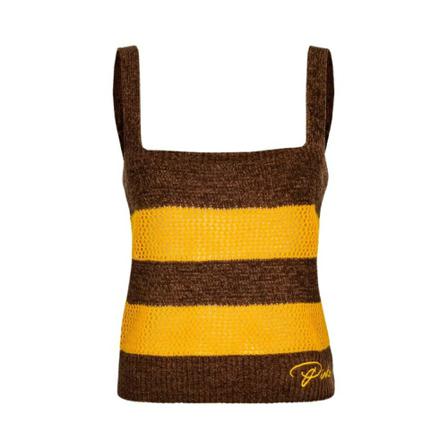 Pinko Striped top Brun, Dame