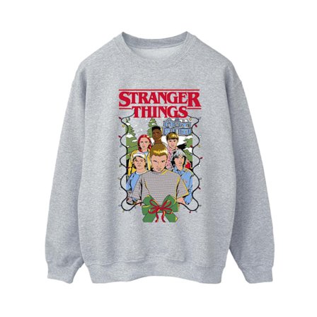 Netflix Dam/Kvinnor Stranger Things Jul Affisch Sweatshirt