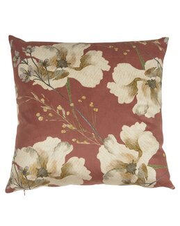 Tyynynpäällinen kukallinen Hedda 1/pak Ruoste