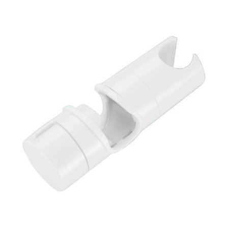 Hvit Matt Justerbart Dusjhode for Glidestang, Hånddusjbrakett Universal