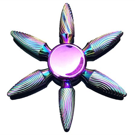 60-65mm Zinklegering Fingerspids Regnbue Metal Fingerspids Legetøj Voksen Dekompression Legetøj Børnelegetøj