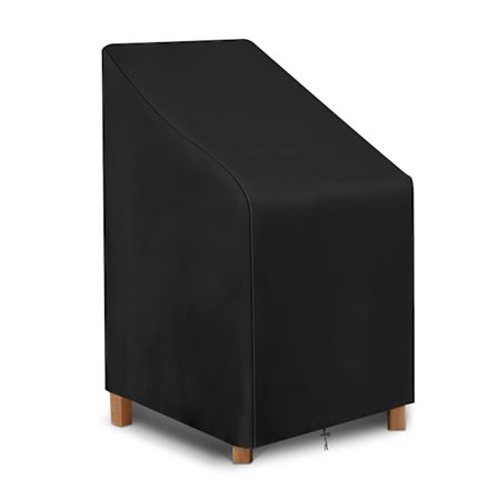 Puutarhatuolin suojus, suojapeite pinoamistuoleille, vedenpitävä Oxford-kangas ulkotuolin suojus (64 x 64 x 120 cm)