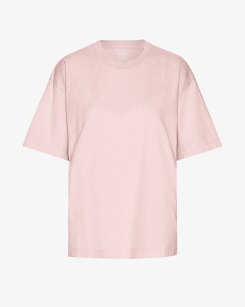 Oversized Organic T-Shirt - Faded Pink S