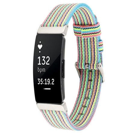 Fitbit Inspire / Inspire HR nylon Urrem - Flerfarvet
