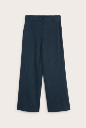 Kappahl | Kostymbyxor i linnemix Mörkblå XS | Mörkblå