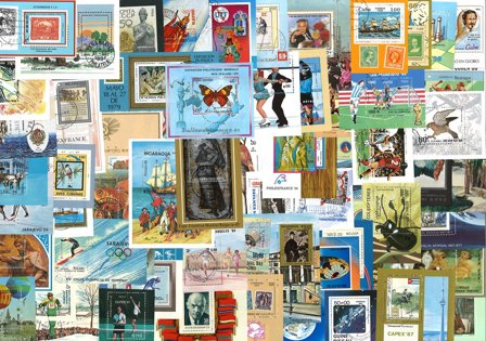 Hele verden - 200 forskellige miniark