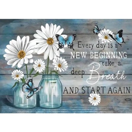 Diamantmaling 5D Hestehov Diamantkunst - DIY full drill veggdekorasjon 40x30 cm, Nybegynnervennlig perlemaling med inspirerende prestekrage