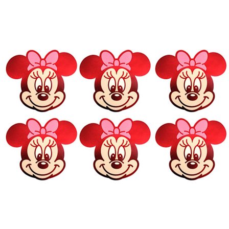 6 stk. tegneserie røde konvolutter utsøkt lukking nyttårsvelsignelse bursdag type 2