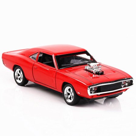 1:32 Snabb & Furious Dodge Sportbil Modell Simulering Bilmodell Legering Leksaker