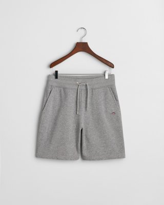 GANT - Shield joggeshorts til herre grey melange