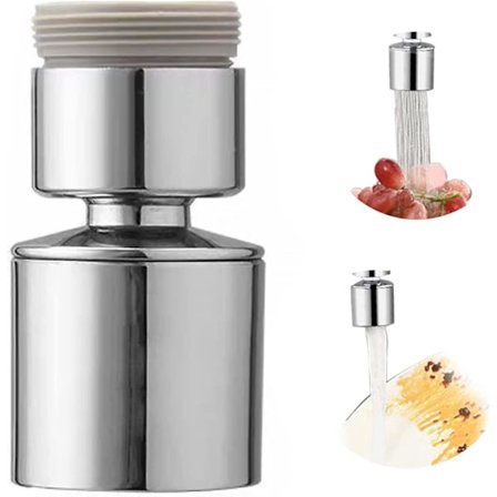 360° Svingbar Luftblander Filterkran, Kranluftblander, Dobbel Funksjon Luftblander, Roterende Luftblander, For Kraner Med M22 Ekstern Gjenge Eller M24