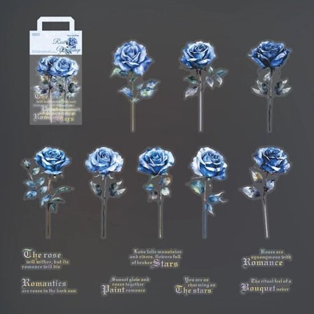 30 st Blomdekal Brevpappersklistermärke D D