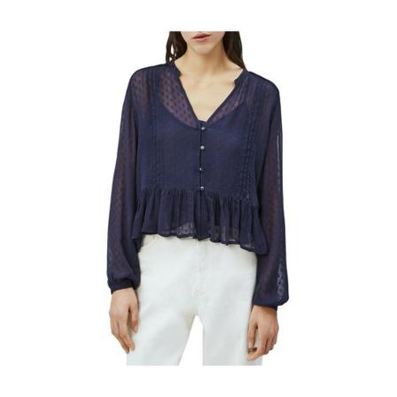 Pepe Jeans Shirt Arvana_Pl303947 Blå, Dame