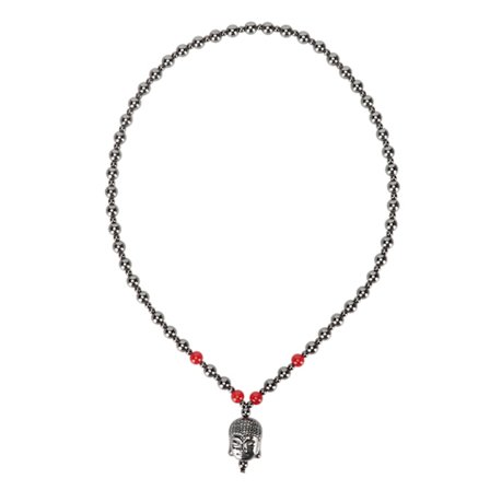 Terahertz Healing Stone Halskæde Vedhæng Fremme Cirkulation Elastisk reb Perler Halskæde