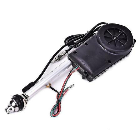 Universal bilradioantenn med automatisk elektrisk mast