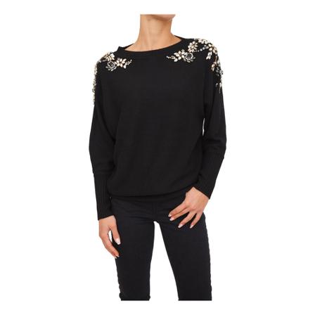 Blugirl Round-neck Strik Sort, Dame Striktrøjer