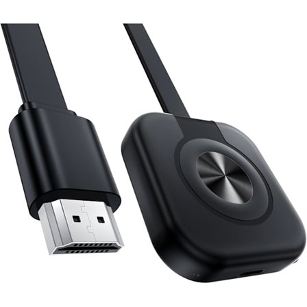HDMI-adapter, 4K 2.4G & 5G trådløs HDMI-dongle til iPhone/iPad/iOS/Android/Windows/Mac/Streaming TV/skærm/projektor, understøtter Airplay/Miracast/DL.