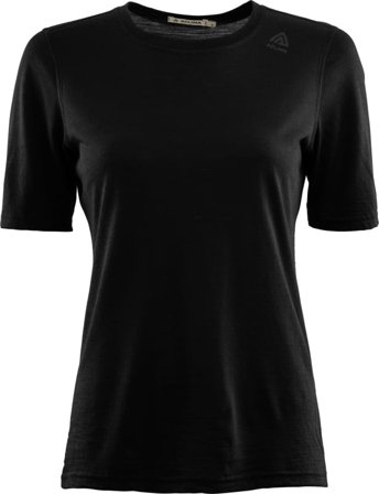 Aclima LightWool Undershirt T-shirt Woman Women short-sleeved sweaters Black XL