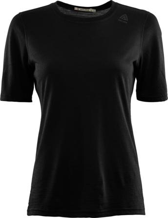 Aclima LightWool Undershirt T-shirt Woman Women short-sleeved sweaters Black L