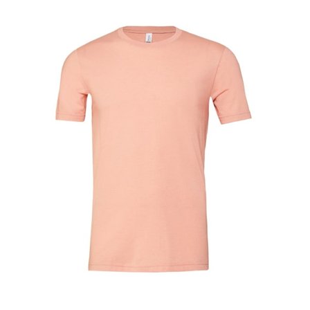 Bella + Canvas Unisex Heather CVC T-shirt S Heather Peach