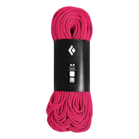 Black Diamond 8.5 Dry Climbing Rope Mountaineering equipment Pink 70M