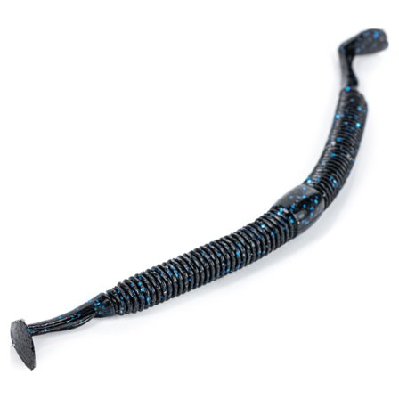 Molix Sneaky Worm 13cm (8-Pack) - Black Blue Flake