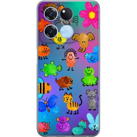 Yhteensopiva Puhelinkuori OnePlus Ace Racing Little Scribble Friends