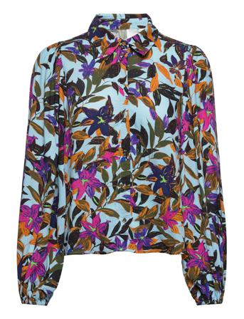 Yasastara Ls Shirt S. Bluse Langærmet Multi/mønstret YAS