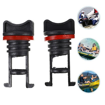 2 kpl nailonkajakin tyhjennysproppua kajakki kumivene kanootti vene runko kierre tyhjennysproput